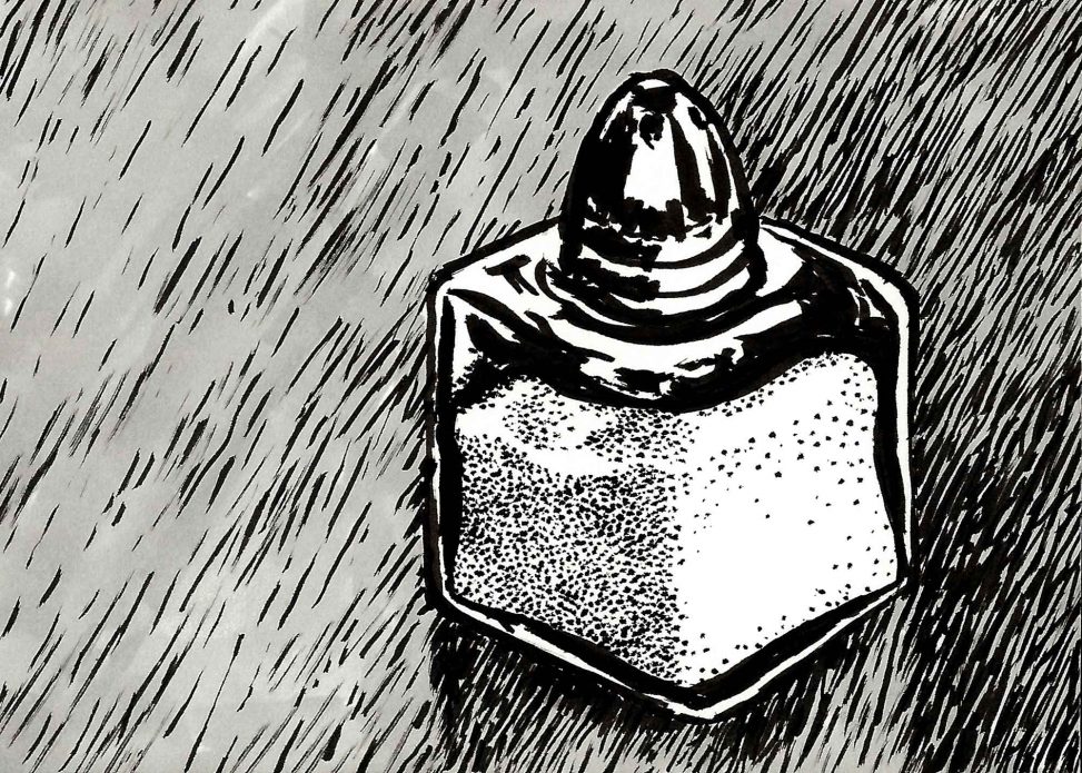 Salt shaker on an ATC