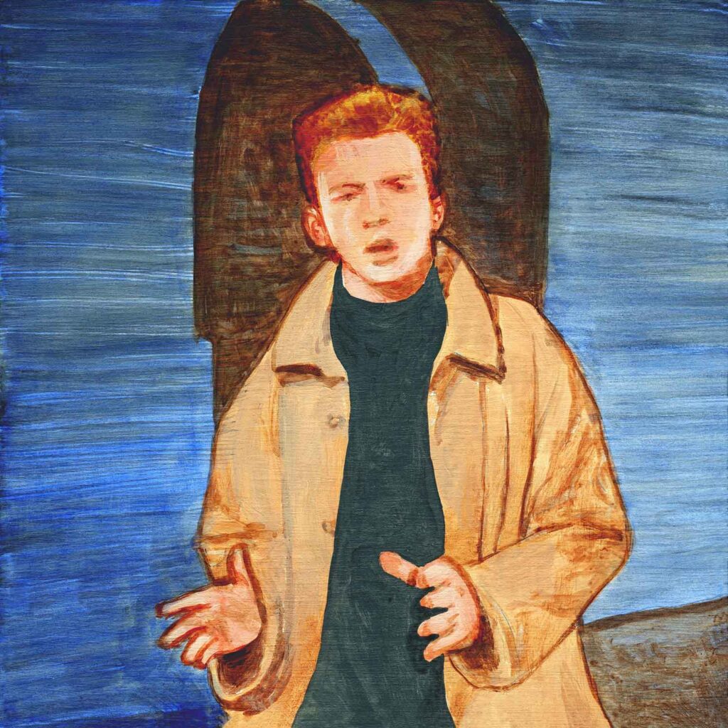 Never Gonna Give You Up II • 8" x 8"