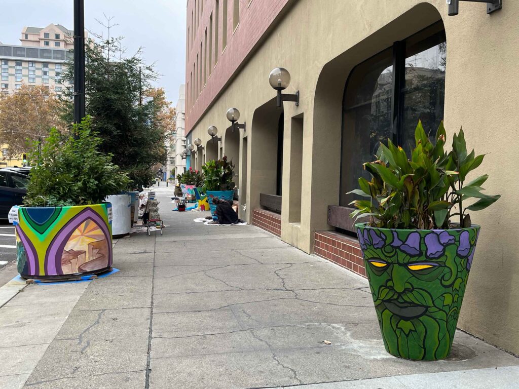 Green Man looking across to Nirvana Soul